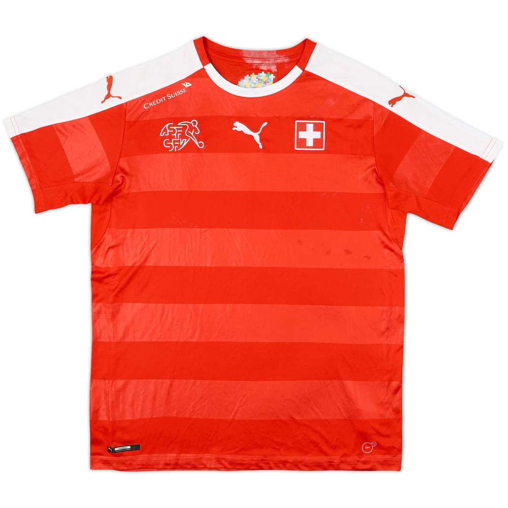 2016-17 Switzerland Home Shirt - 5/10 - (XL.Boys)