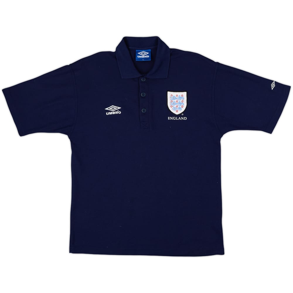 1998-00 England Umbro Polo Shirt - 8/10 - (L)