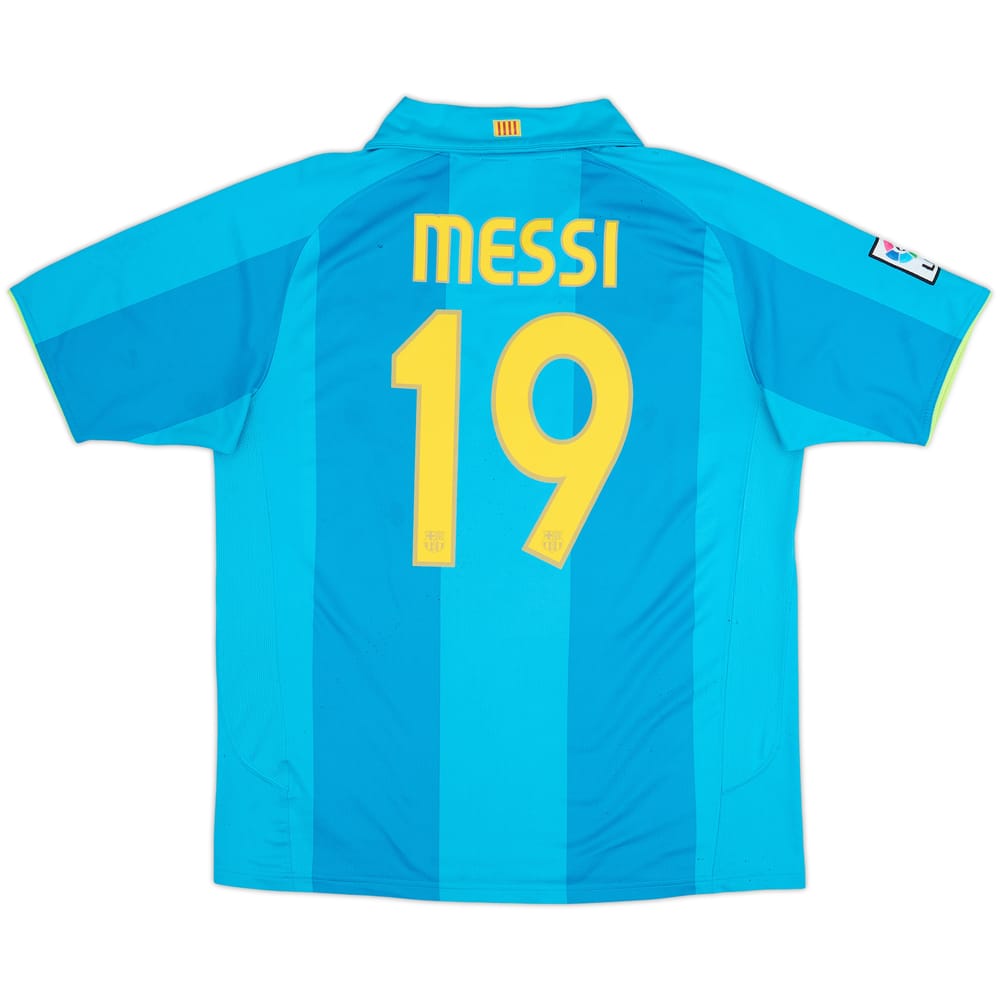 2007-09 Barcelona Away Shirt Messi #19 - 5/10 - (L)