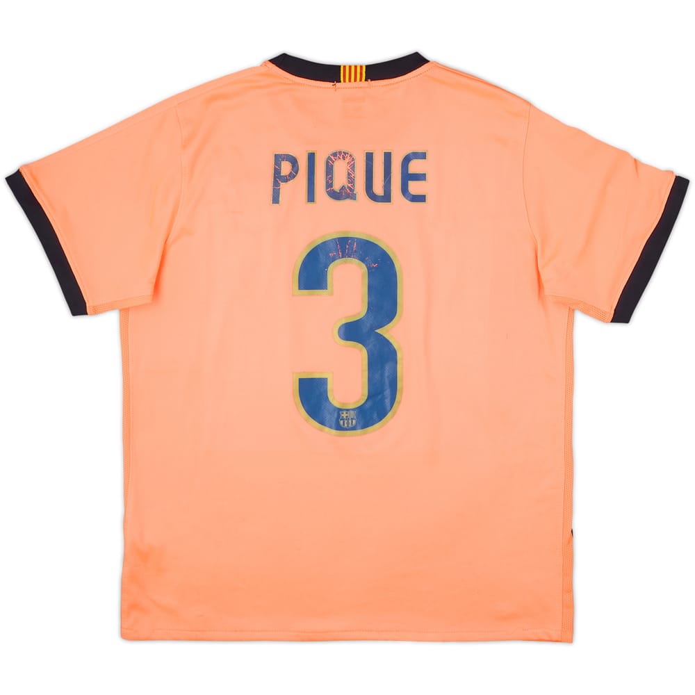 2009-10 Barcelona Away Shirt Pique #3 - 5/10 - (M)