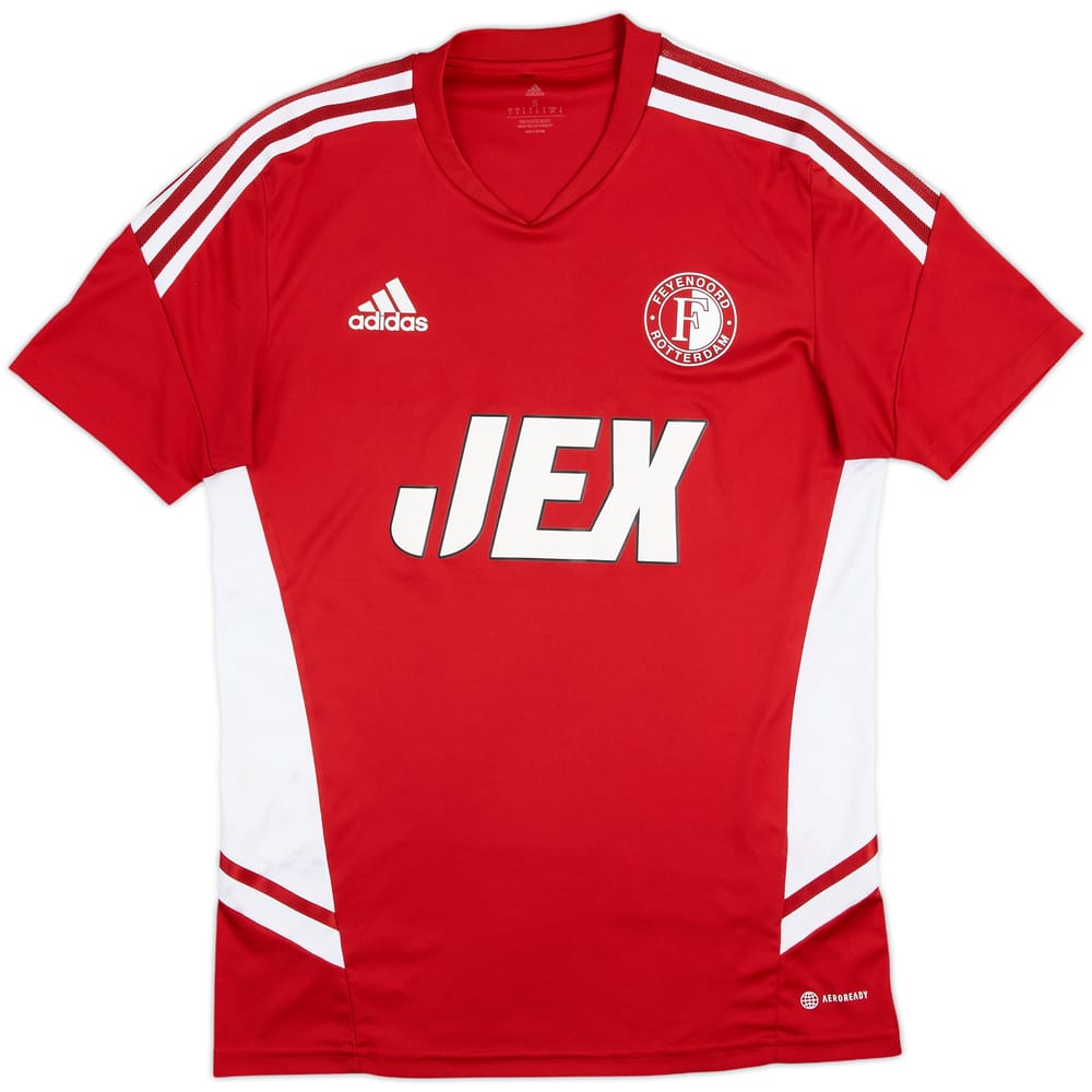 2022-23 Feyenoord adidas Training Shirt - 8/10 - (S)