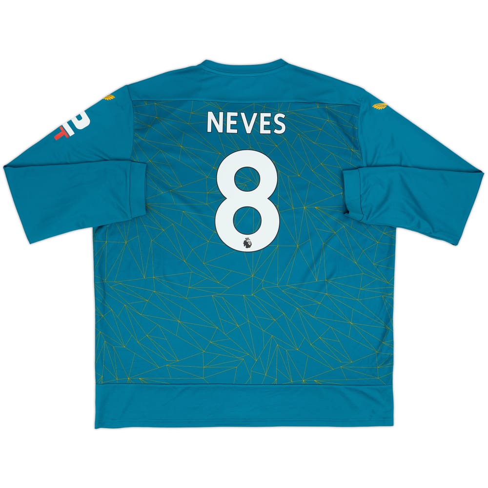 2022-23 Wolves Away L/S Shirt Neves #8 - 10/10 - (3XL)