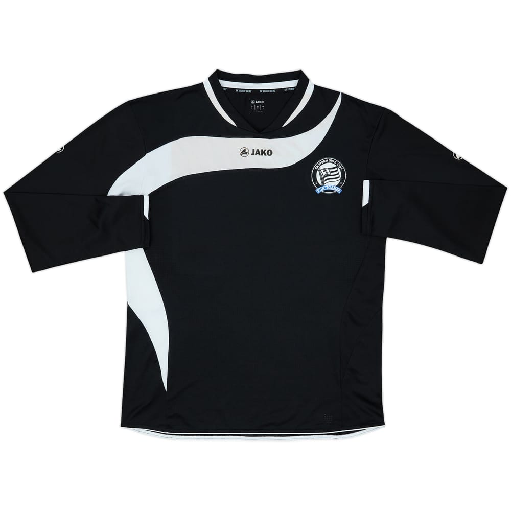 2010-11 Sturm Graz Home L/S Shirt - 6/10 - (M)