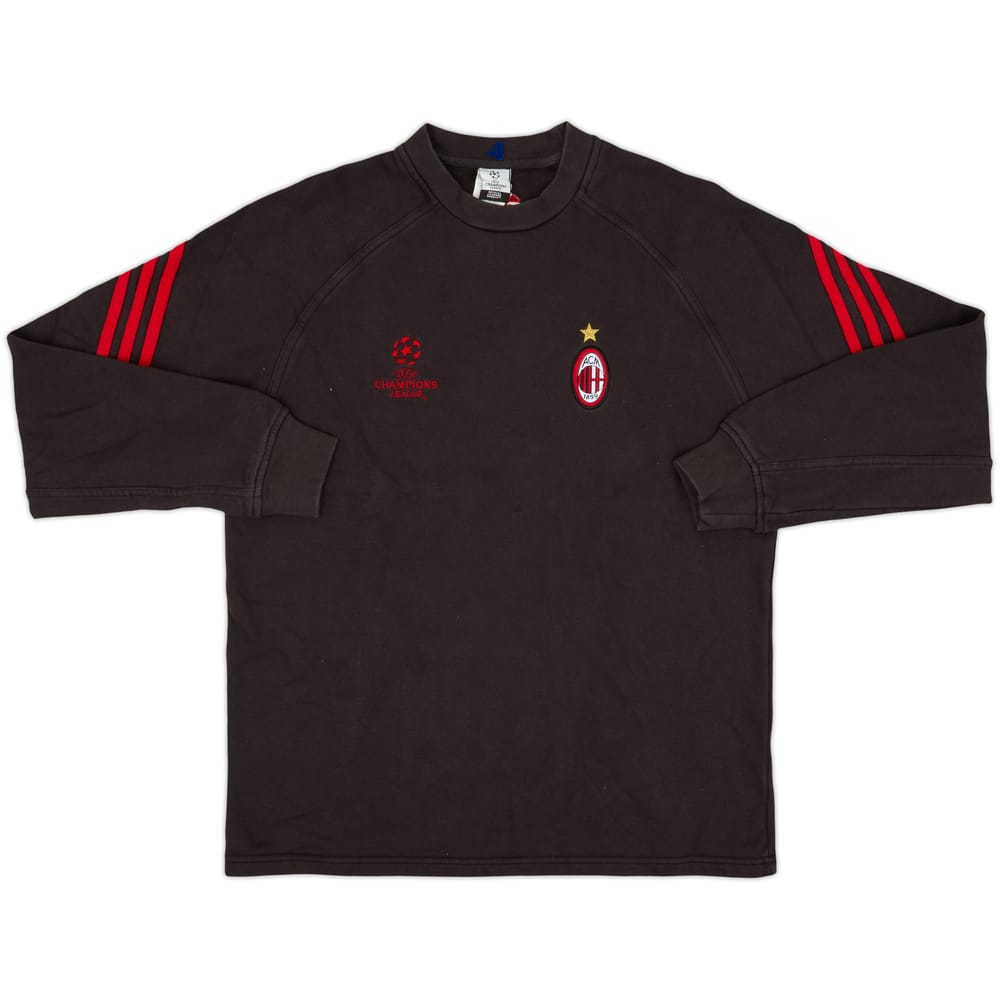 2000-01 AC Milan Player Issue adidas CL Sweat Top - 8/10 - (M)
