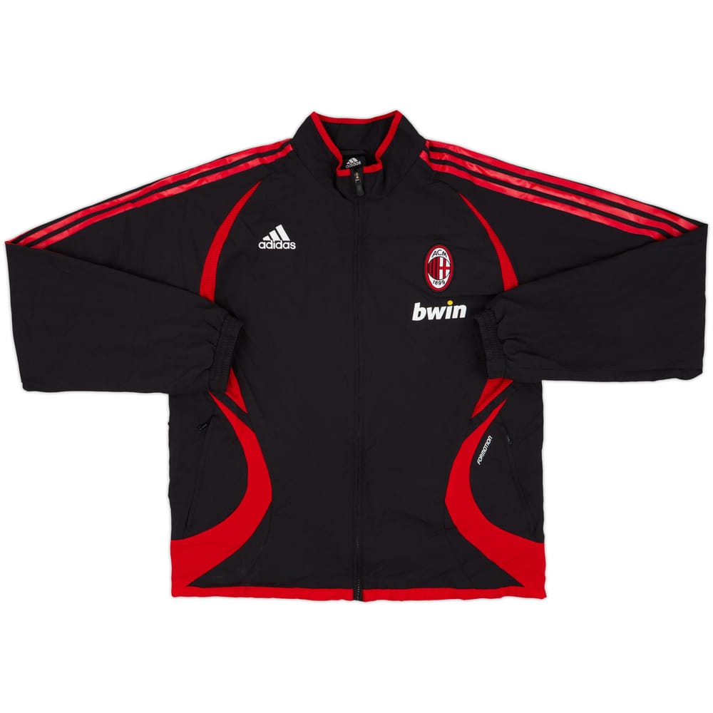 2006-07 AC Milan Player Issue adidas Track Jacket - 10/10 - (L/XL)