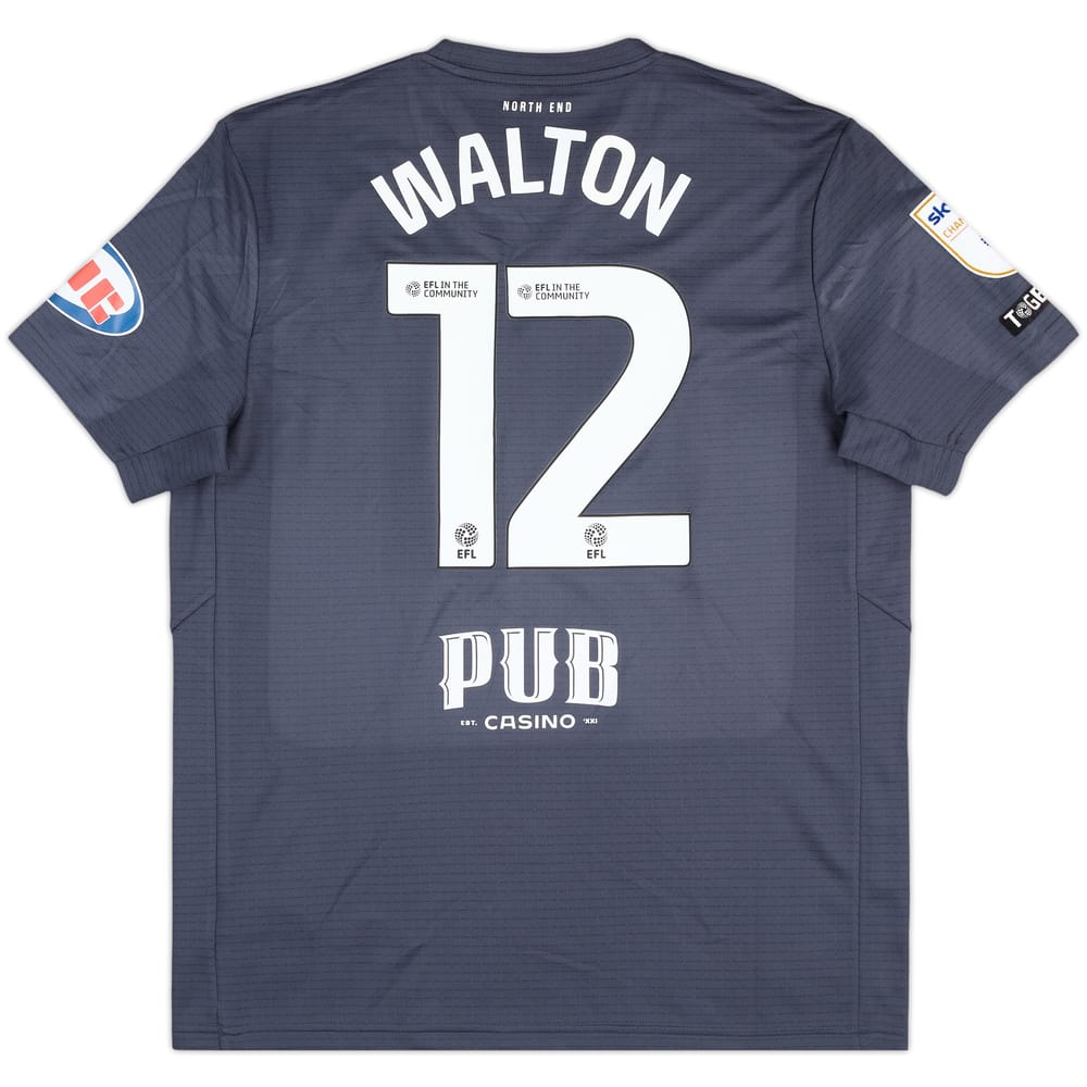 2025-26 Preston North End Match Issue GK Shirt Walton #12