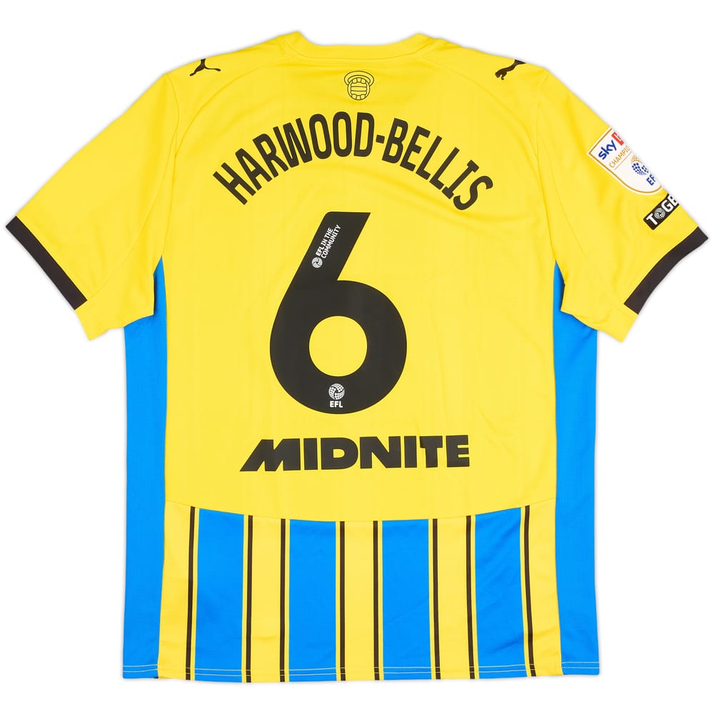 2025-26 Southampton Match Issue Away Shirt Harwood-Bellis #6