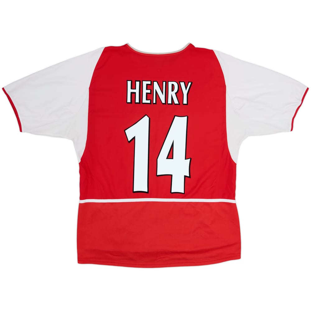 2002-04 Arsenal Home Shirt Henry #14 - 6/10 - (M)