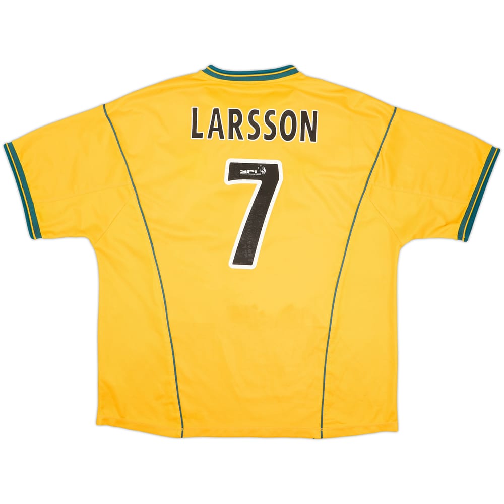 2000-02 Celtic Camiseta Visitante Larsson #7 - 6/10 - (XXL)