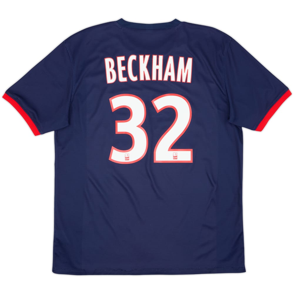 2013-14 Paris Saint-Germain Local Camiseta Beckham #32 - 6/10 - (L)