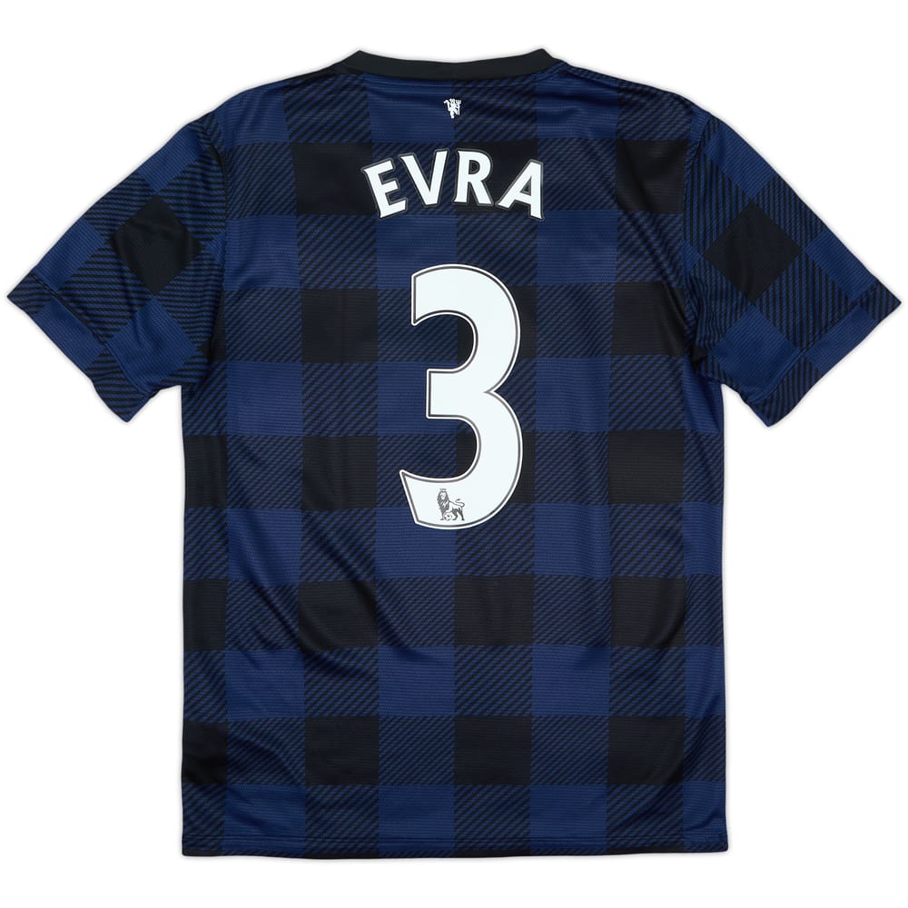 2013-14 Manchester United Away Shirt Evra #3 - 7/10 - (S)