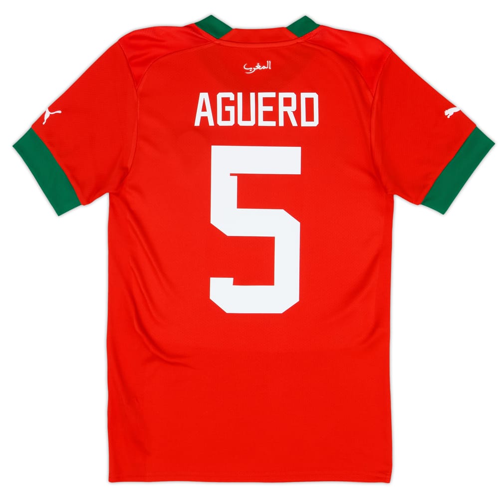 2022-24 Morocco Home Shirt Aguerd #5 - 10/10 - (XS)