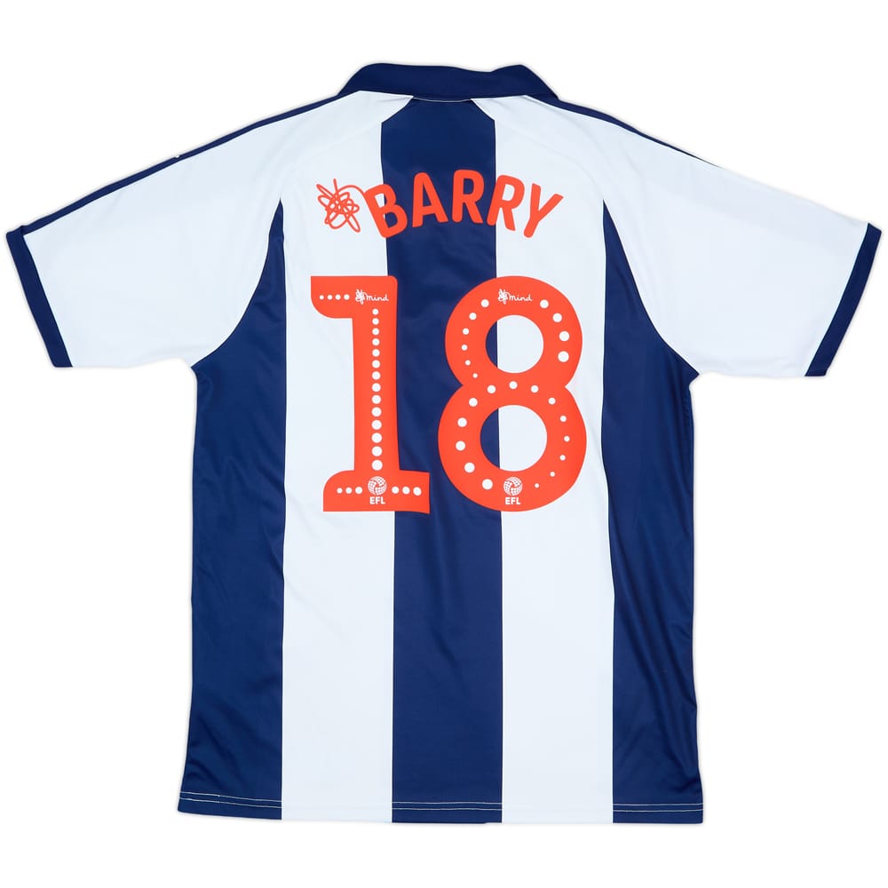 2018-19 West Brom Home Shirt Barry #18 - 7/10 - (L)