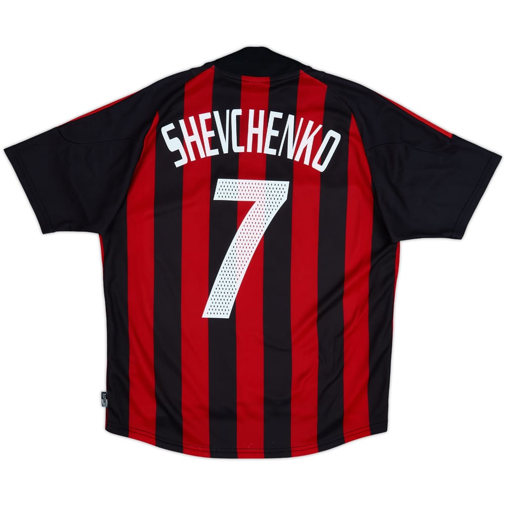 2002-03 AC Milan Home Shirt Shevchenko #7 - 6/10 - (M)