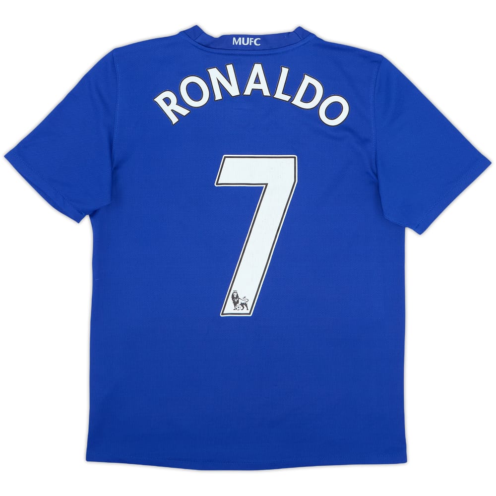 2008-09 Manchester United Third Shirt Ronaldo #7 - 6/10 - (L.Boys)