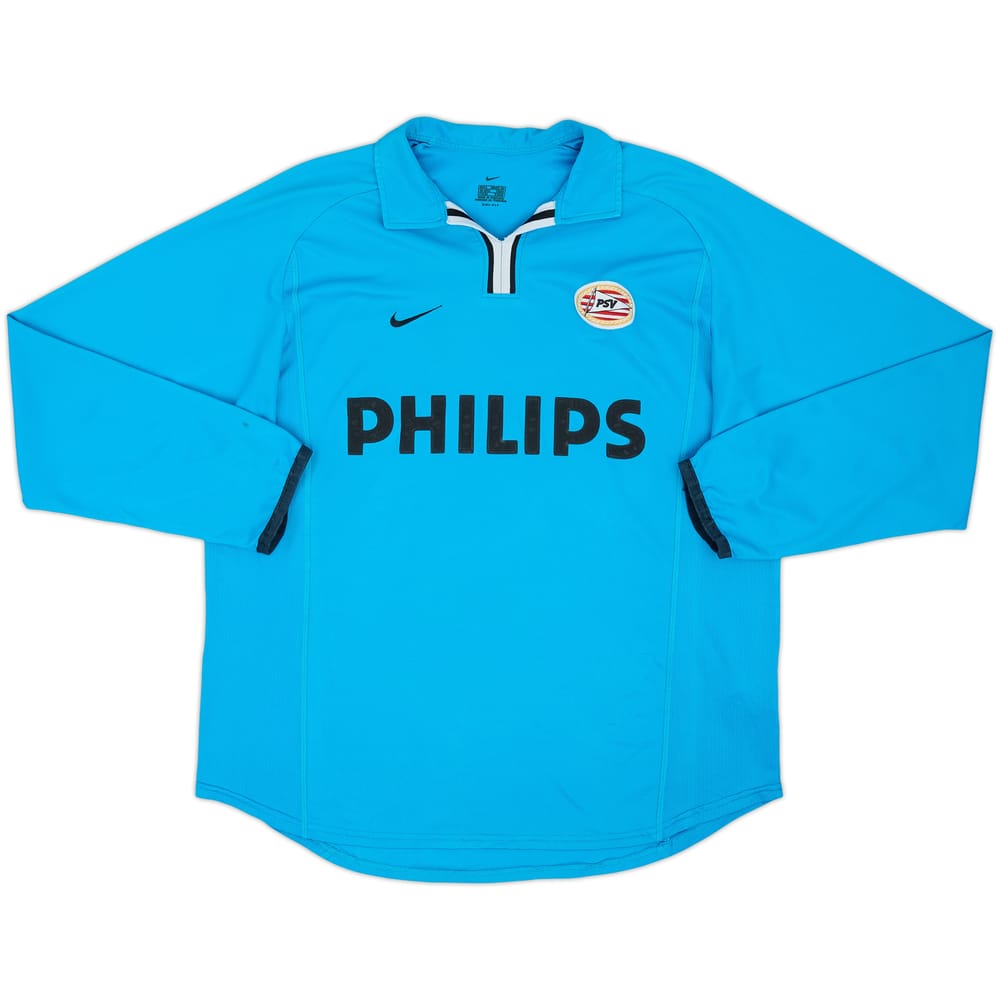 2001-02 PSV Player Issue Away L/S Shirt #3 - 5/10 - (XL)