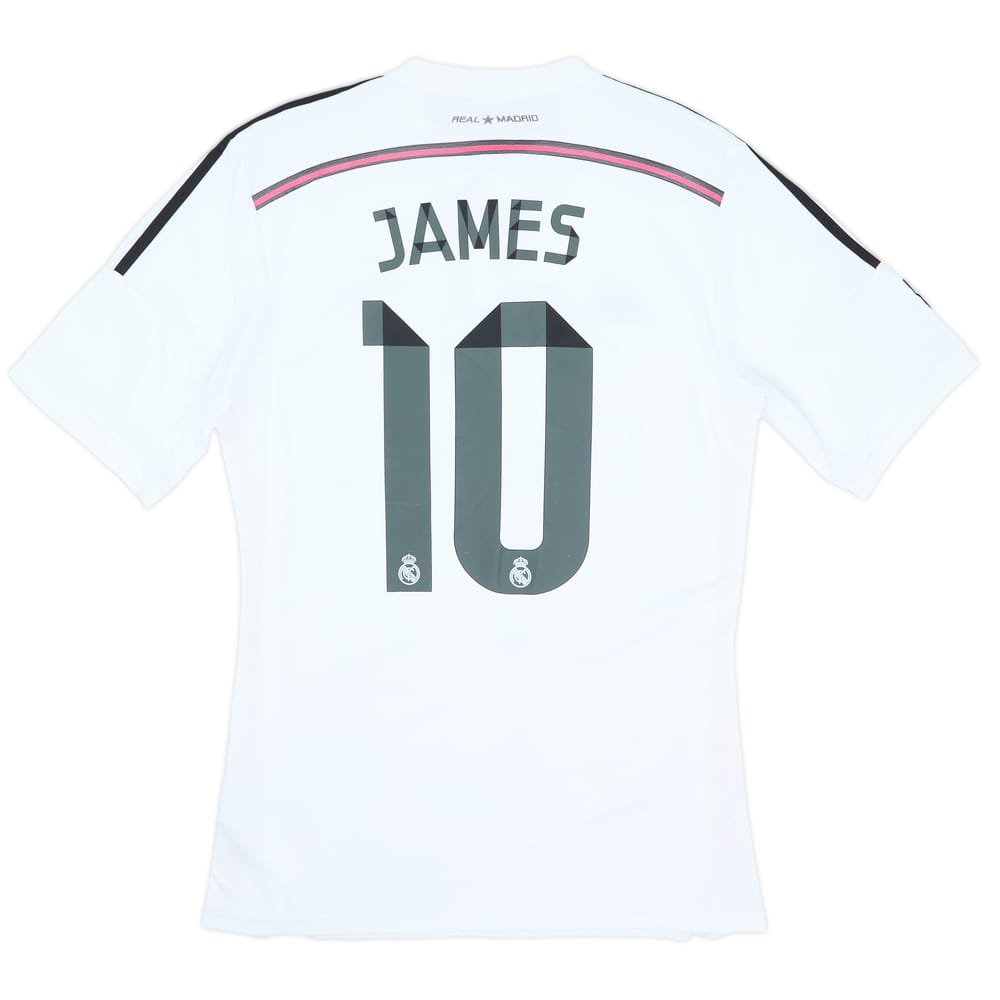 2014-15 Real Madrid Home Shirt James #10 - 6/10 - (M)