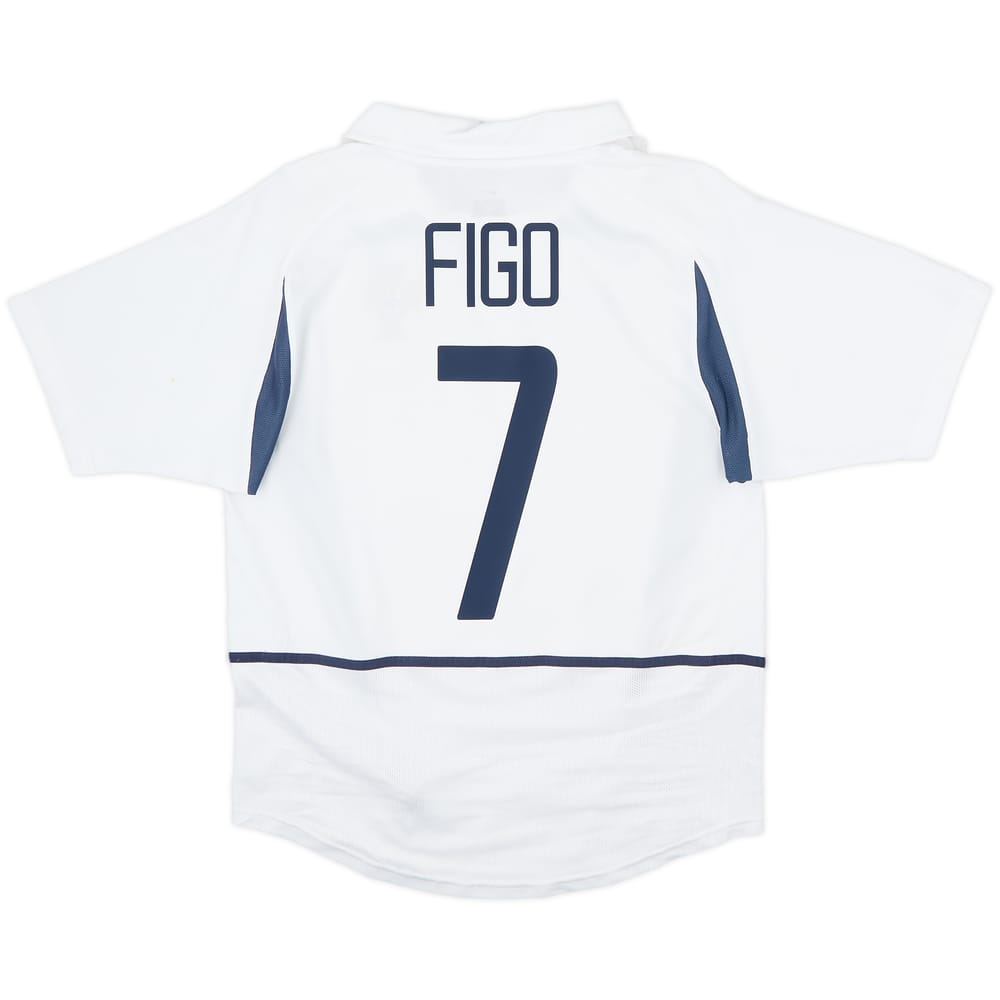 2002-04 Portugal Away Shirt Figo #7 - 6/10 - (S)