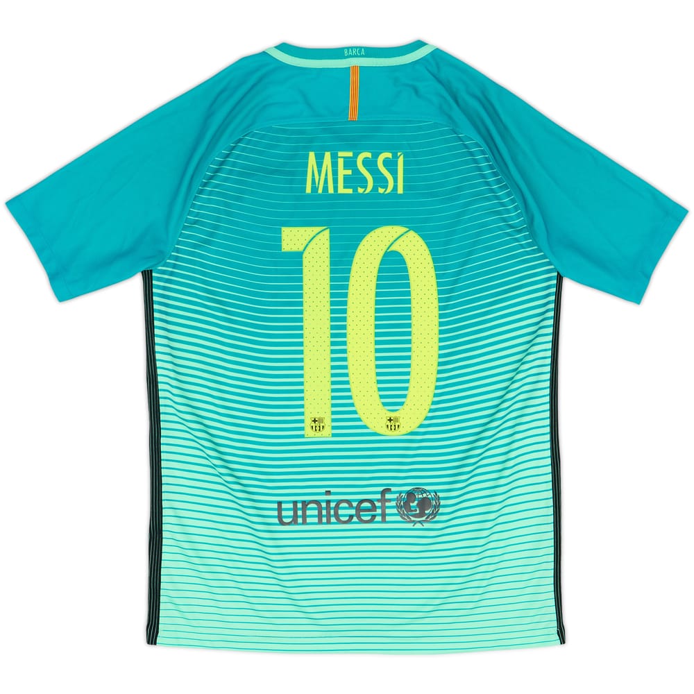 2016-17 Barcelona Tercera Camiseta Messi #10 - 8/10 - (M)