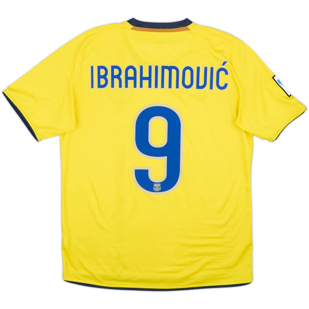 Camiseta de visitante del Barcelona 2008-10 Ibrahimovic #9 - 7/10 - (M)