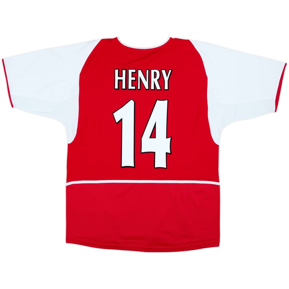 2002-04 Arsenal Home Shirt Henry #14 - 8/10 - (XL)
