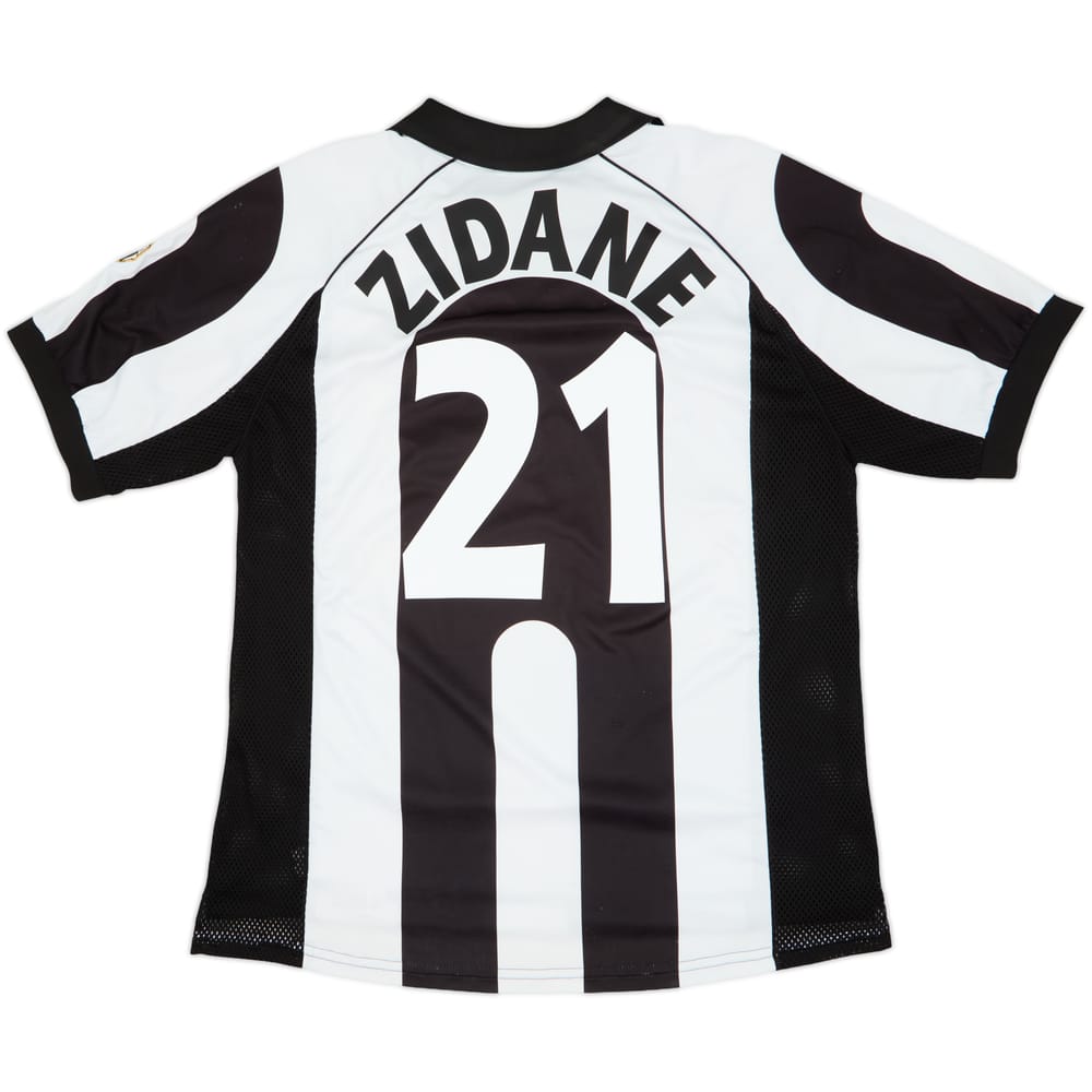 1997-98 Juventus Centenary Home Shirt Zidane #21 - 8/10 - (XL)