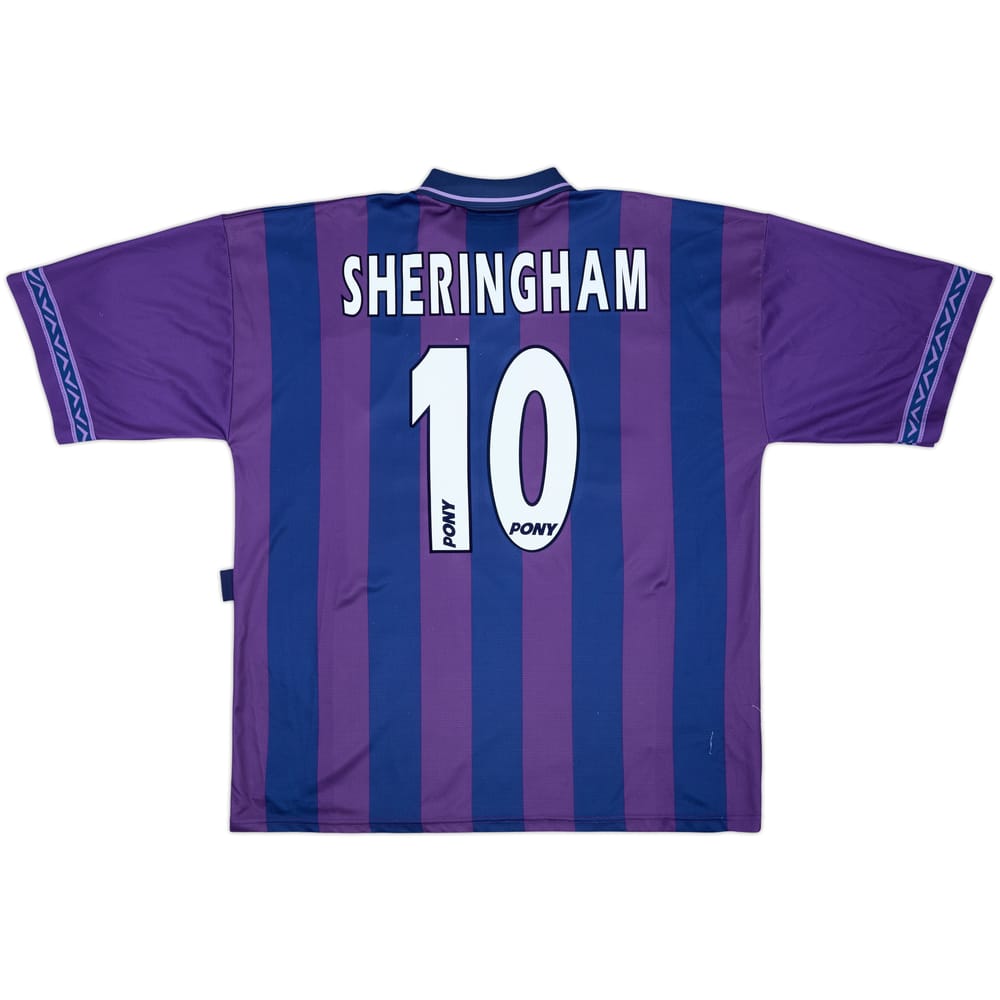 1995-97 Tottenham Away Shirt Sheringham #10 - 8/10 - (XL)