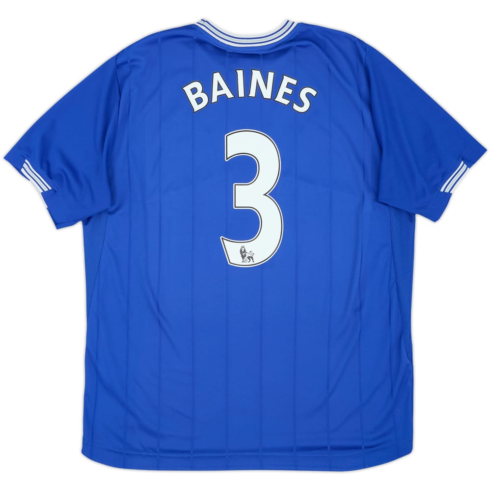 2009-10 Everton Home Shirt Baines #3 - 6/10 - (L)