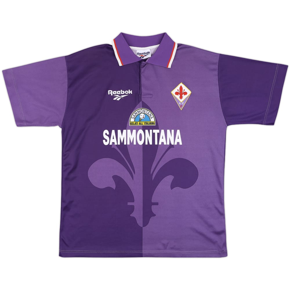 1995-96 Fiorentina Home Shirt - 8/10 - (XL)