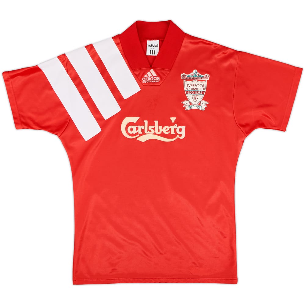 1992-93 Liverpool Centenary Home Shirt - 9/10 - (S)