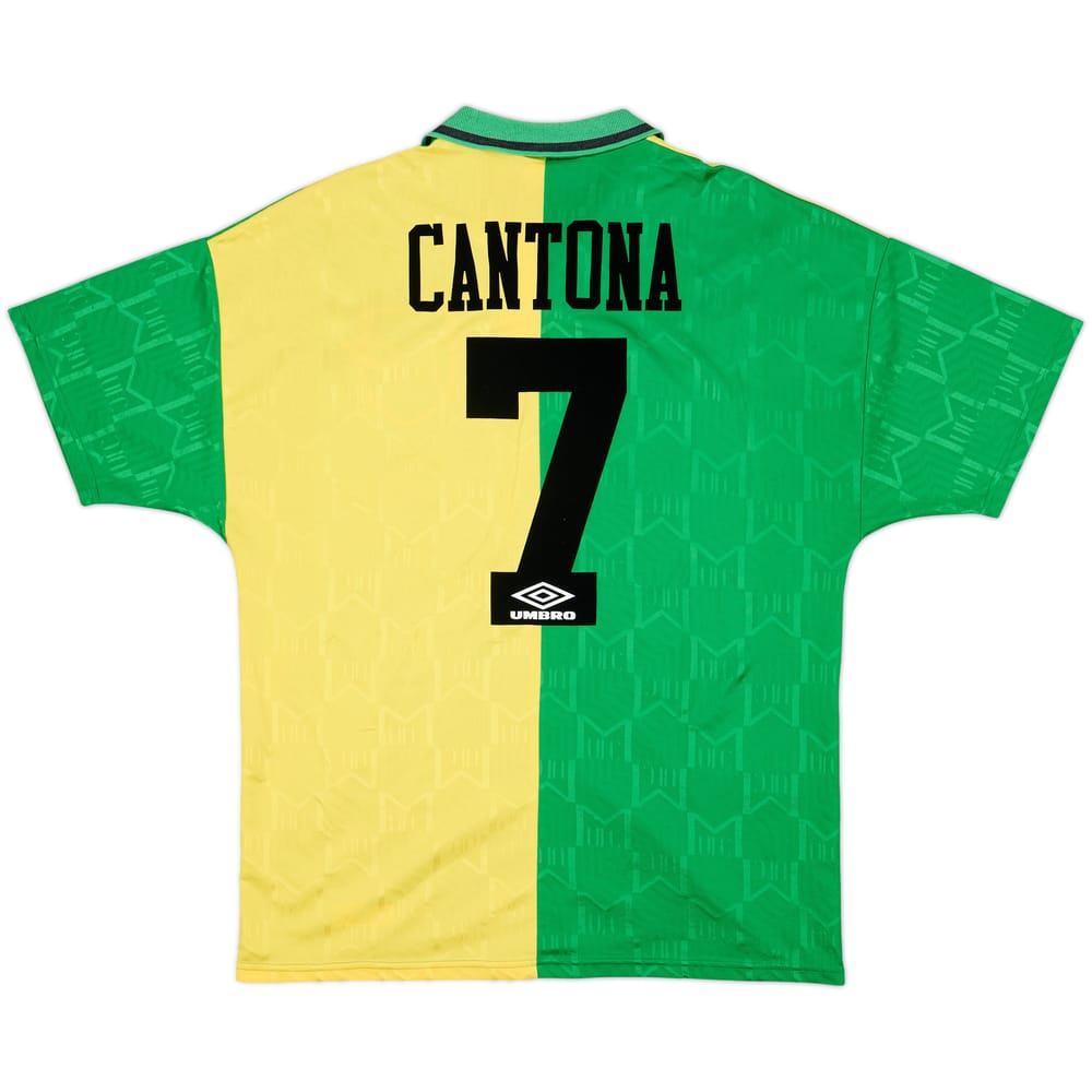 1992-94 Manchester United Third Shirt Cantona #7 - 8/10 - (L)
