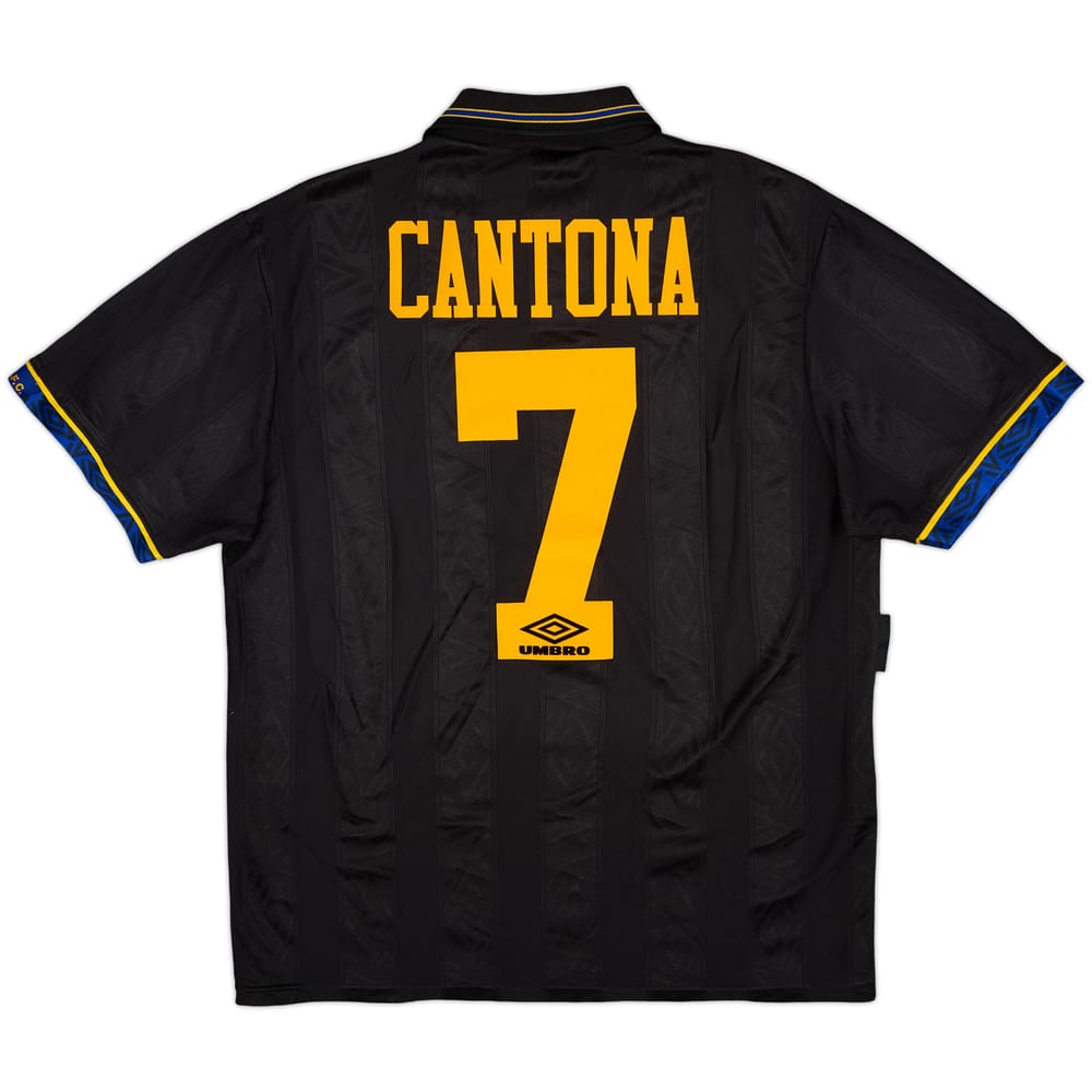 1993-95 Manchester United Away Shirt Cantona #7 - 8/10 - (L)