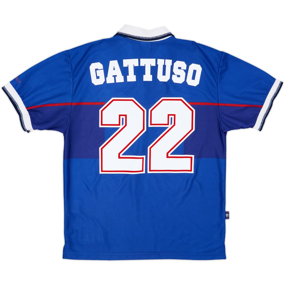 1997-99 Rangers Home Shirt Gattuso #22 - 9/10 - (M)