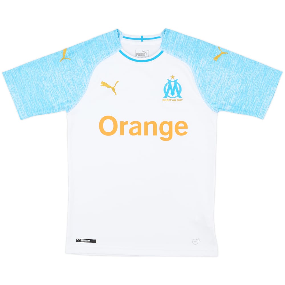2018-19 Olympique Marseille Home Shirt - 7/10 - (XS)