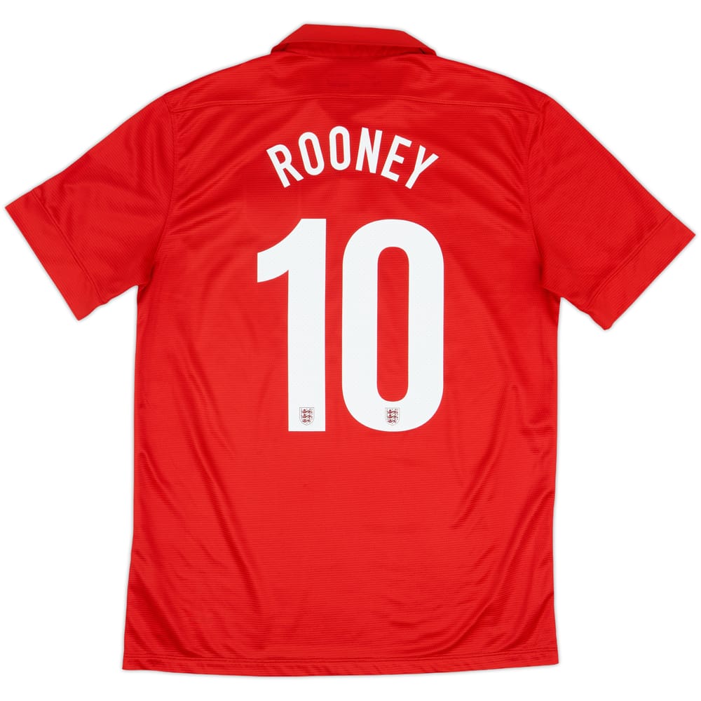 2013 England Away 150th Anniversary Shirt Rooney #10 - 6/10 - (L)