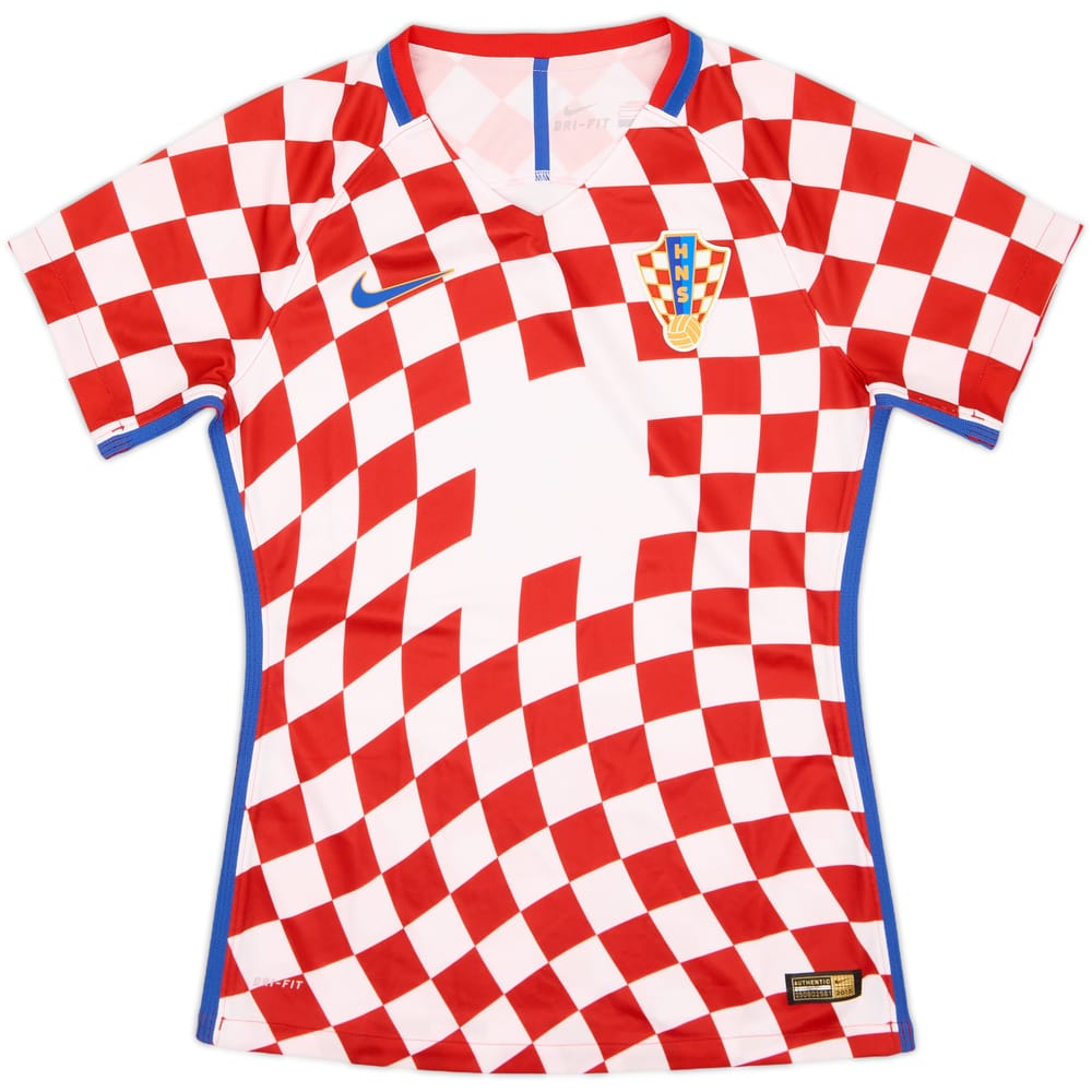 2016-18 Croatia Authentic Home Shirt - 7/10 - (Women's S)