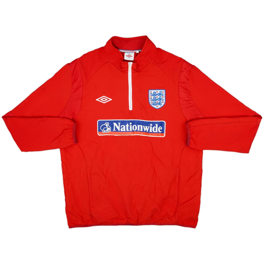 2010-11 England Umbro 1/4 Zip Drill Top - 6/10 - (XL)