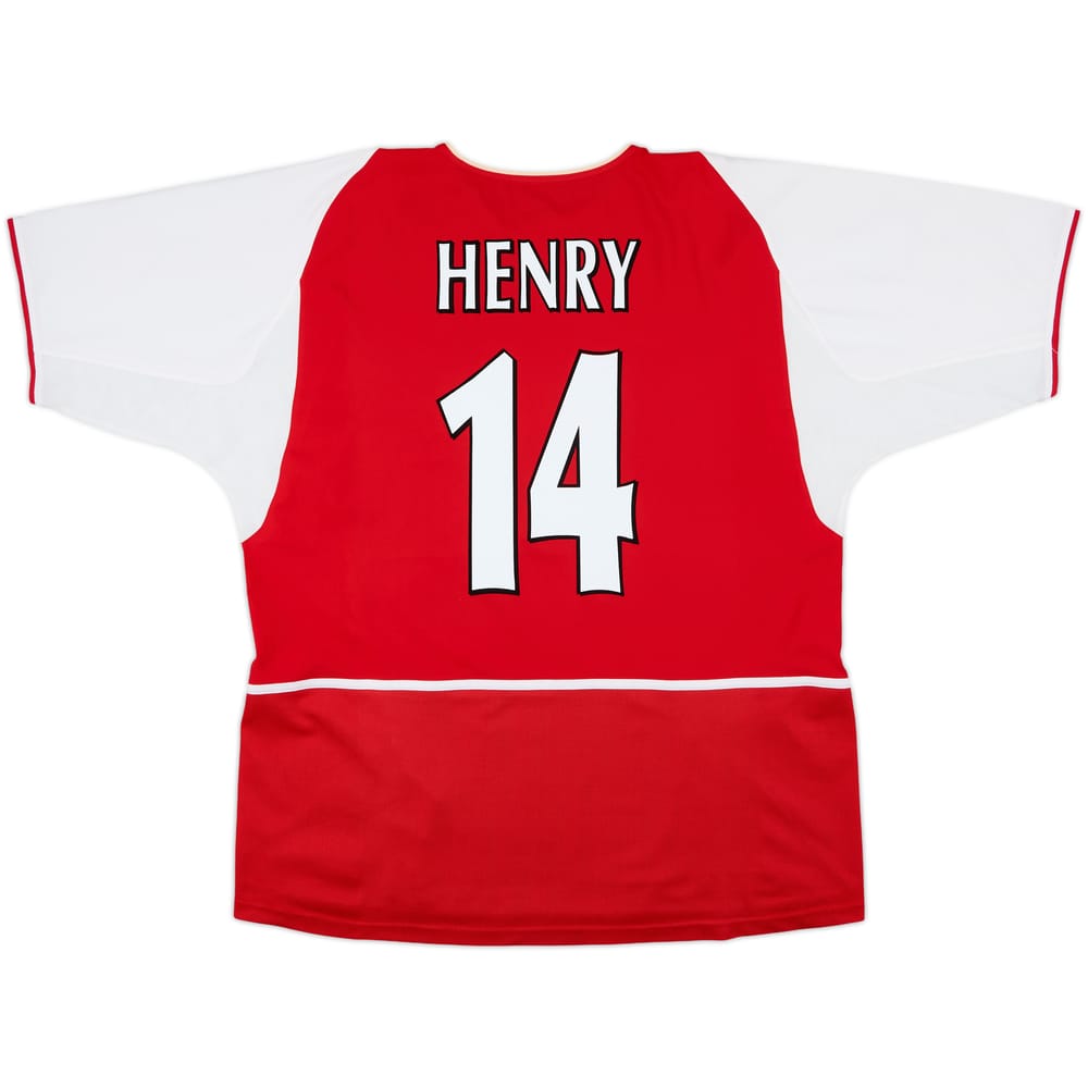2002-04 Arsenal Home Shirt Henry #14 - 8/10 - (XXL)