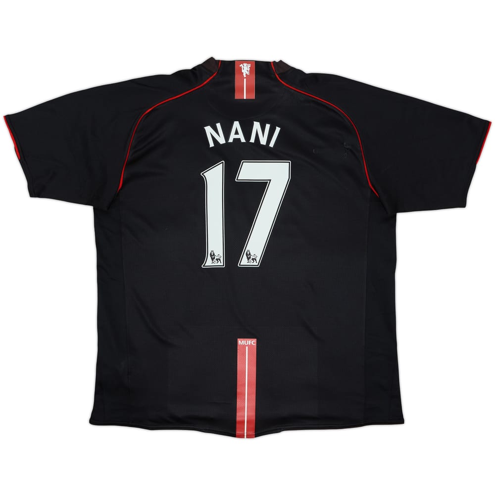 2007-08 Manchester United Away Shirt Nani #17 - 7/10 - (XXL)