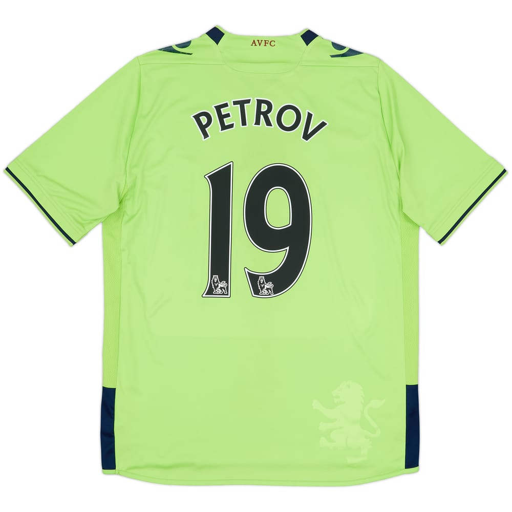 2012-13 Aston Villa Away Shirt Petrov #19 - 6/10 - (L)