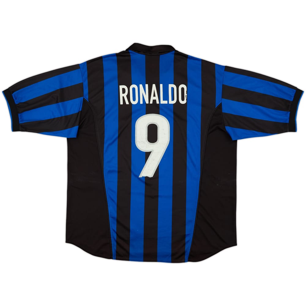 1998-99 Inter Milan Home Shirt Ronaldo #9 - 5/10 - (XXL)