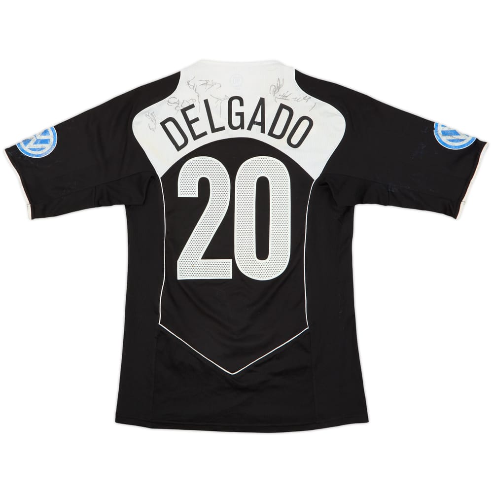 2004-05 FC Basel Signed Away Shirt Delgado #20 - 4/10 - (M)
