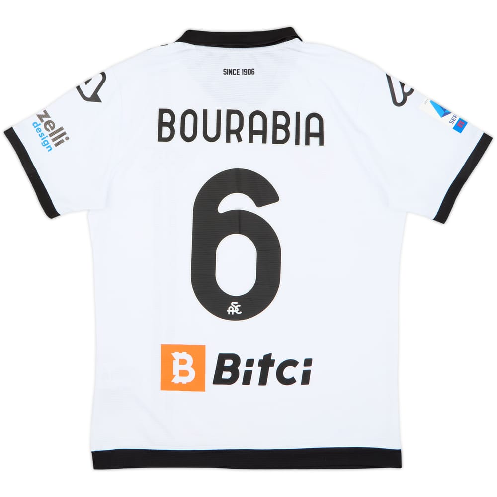 2021-22 Spezia Match Issue Home Shirt Bourabia #6