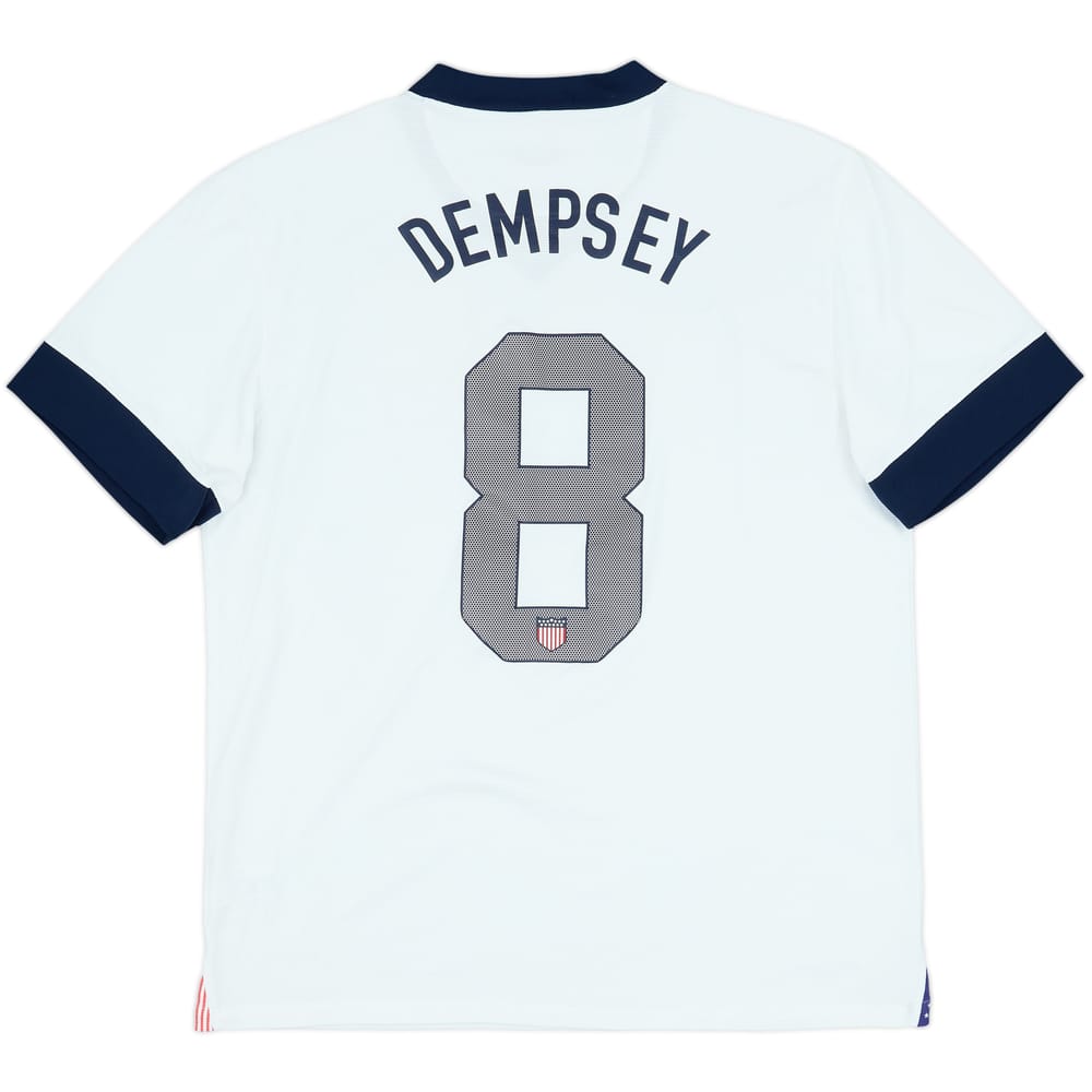 2013 USA Centenary Home Shirt Dempsey #8 - 9/10 - (L)