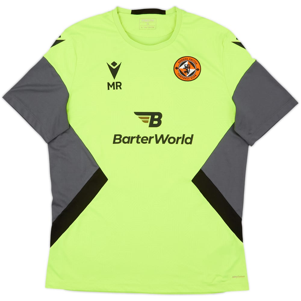 2020-21 Dundee United Staff Issue Macron Training Shirt MR - 7/10 - (XL)