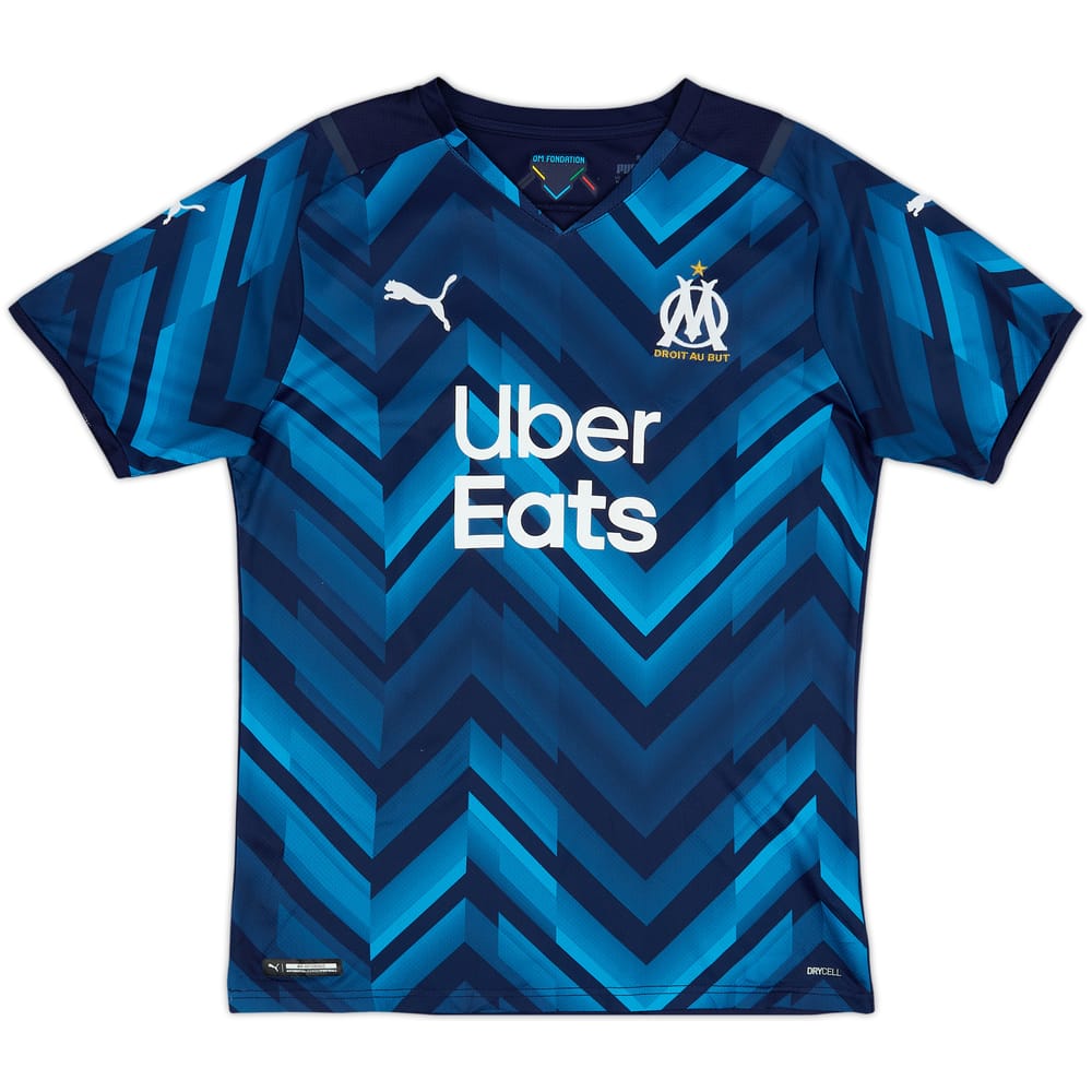 2021-22 Olympique Marseille Away Shirt - 8/10 - (M)