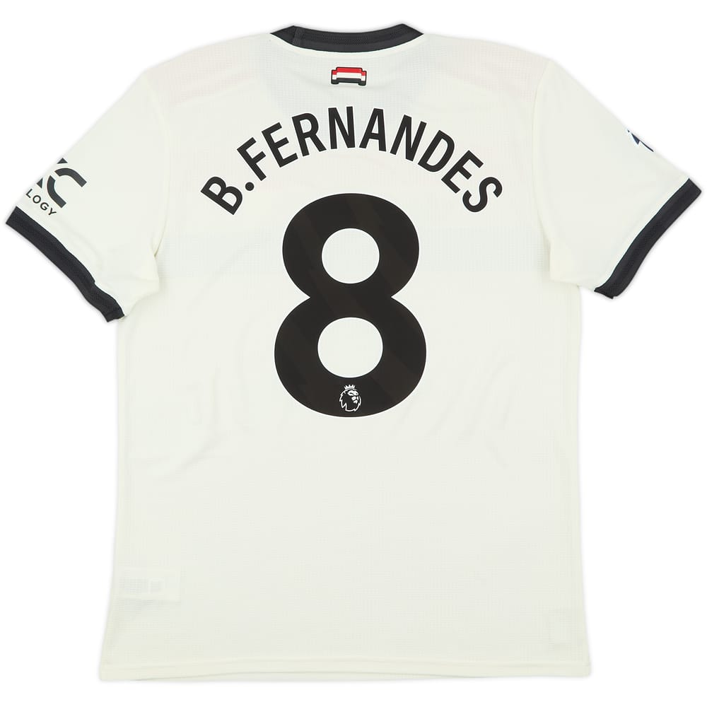 2024-25 Manchester United Authentic Third Shirt B.Fernandes #8 - 8/10 - (L)