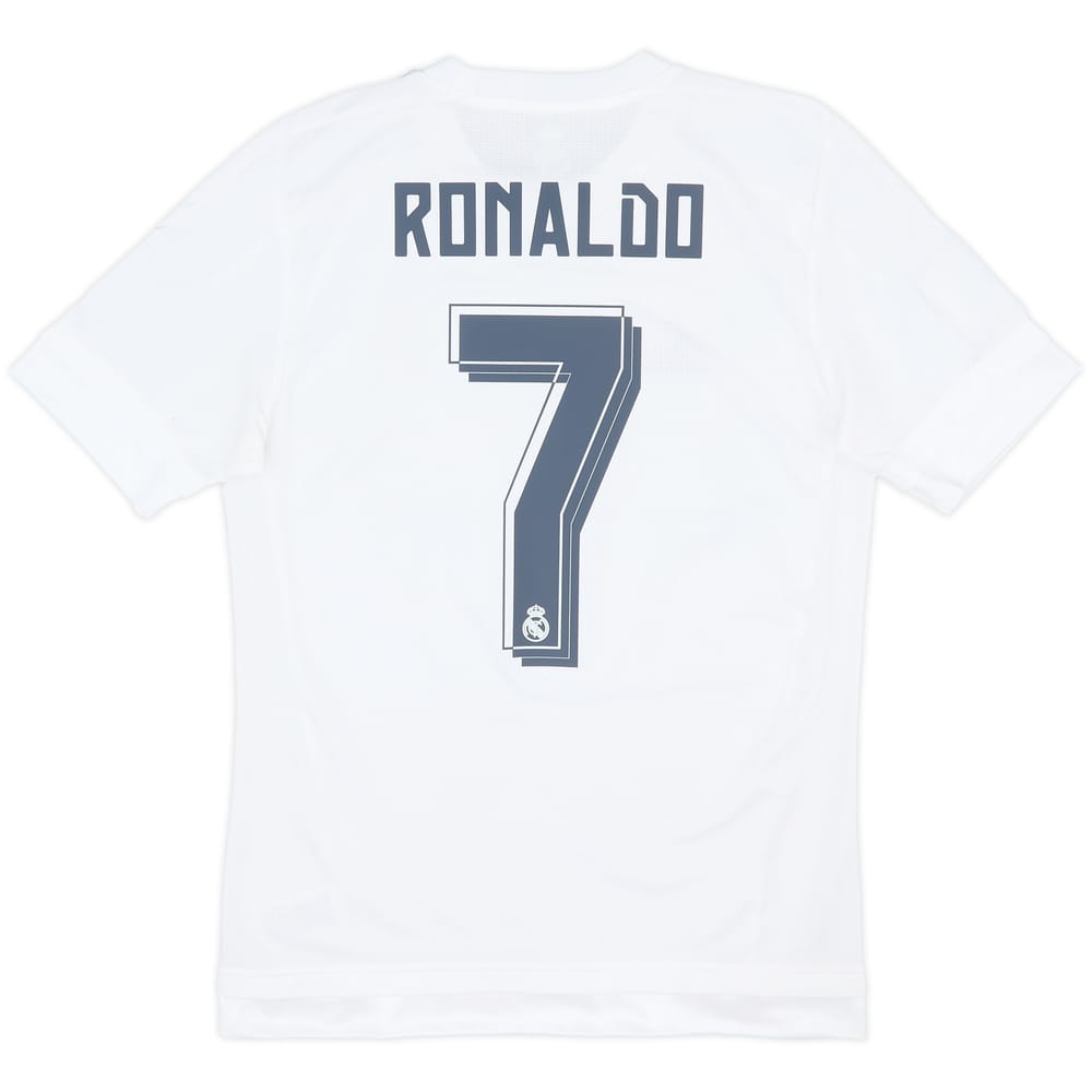 2015-16 Real Madrid Home Shirt Ronaldo #7 - 7/10 - (S)