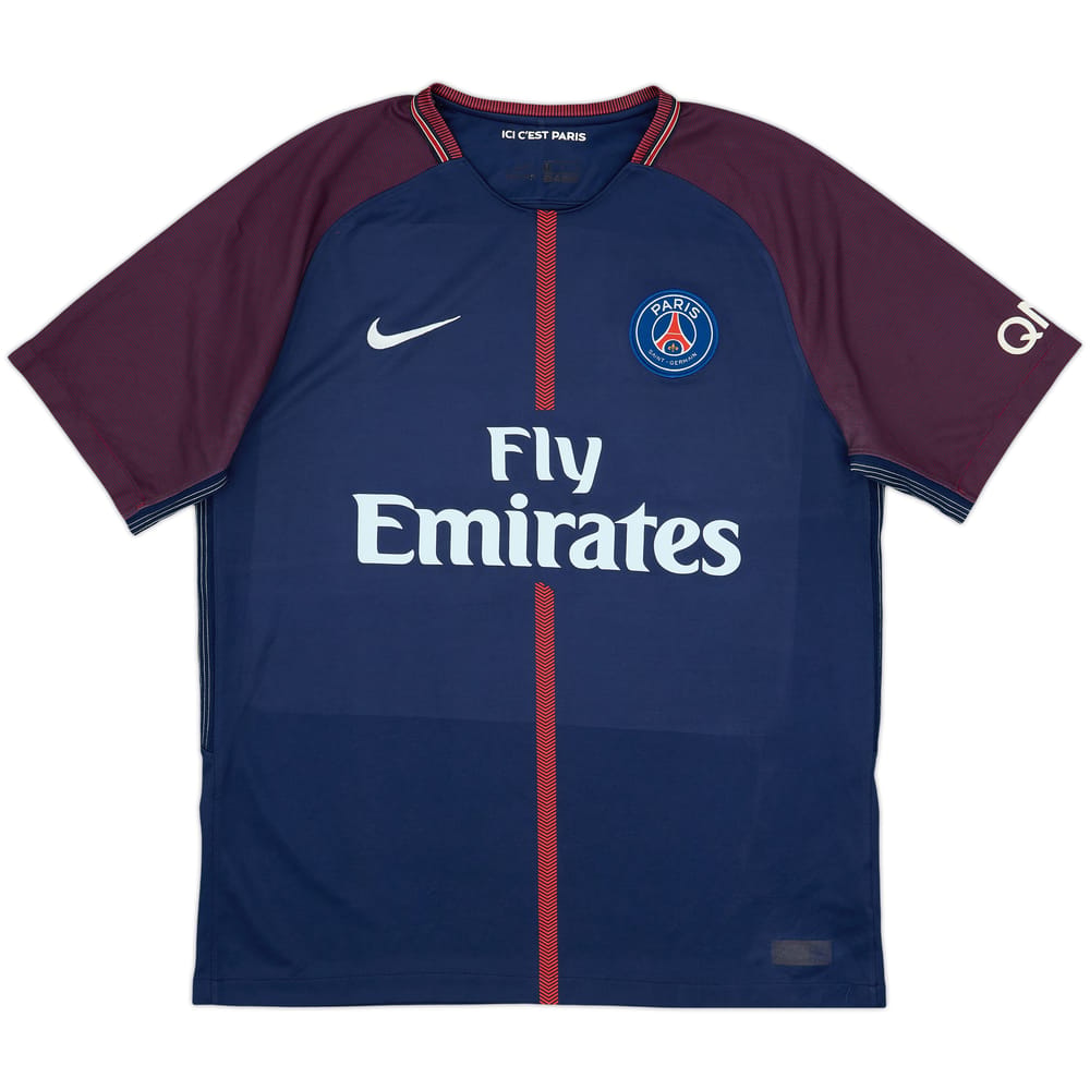 2017-18 Paris Saint-Germain Home Shirt - 7/10 - (L)
