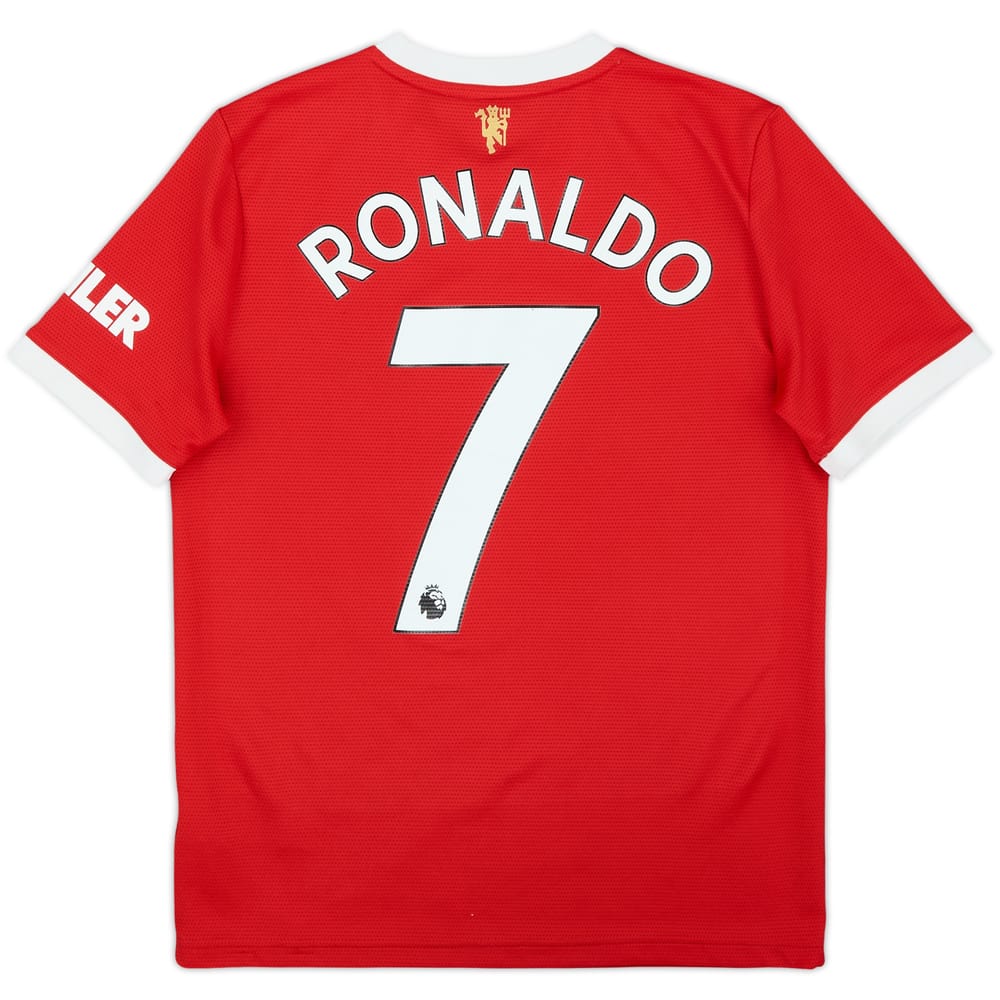 2021-22 Manchester United Home Shirt Ronaldo #7 - 7/10 - (13-14 Years)